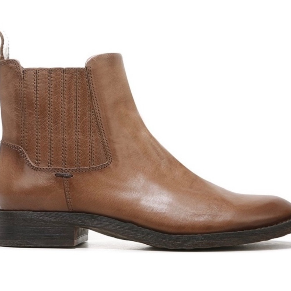 Franco Sarto Womens Linc Tan Chelsea Boots Shoes 7.5 Medium